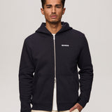Regular Zip Hoodie - Navy