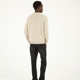 Cotton Knit Sweater - Beige