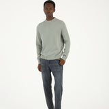 Cotton Knit Sweater - Light Blue