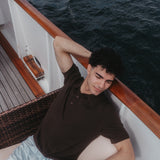 Jersey Polo - Brown