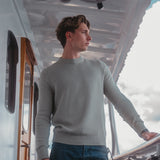 Cotton Knit Sweater - Light Green