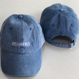 Washed Cotton Caps - Navy